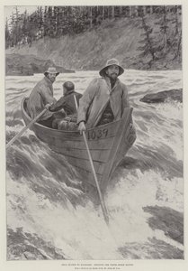 Fra Euston til Klondike, skyter White-Horse Rapids