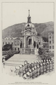 Jubileumsstatuen av dronningen avduket i Hong-Kong