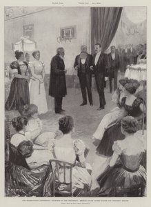 Bloemfontein-konferansen, mottakelse ved presidentskapet, møte med Sir Alfred Milner og president Kruger av Amedee Forestier