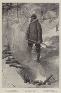 Gullsøkerens jul, hans drøm om henne av Amedee Forestier