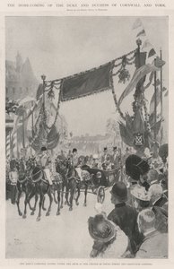 Hjemkomsten til hertugen og hertuginnen av Cornwall og York