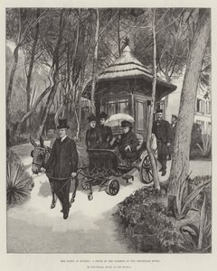 Dronningen på Hyeres, en Drive in the Gardens of the Hermitage Hotel