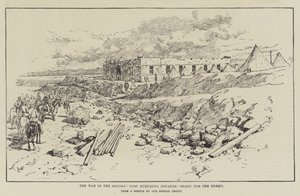 Krigen i Soudan, Fort Euryalus, Souakim, klar for fienden av Amedee Forestier