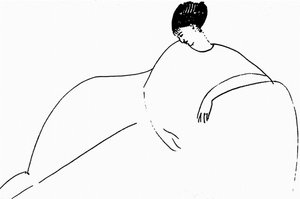 Anna Ekmatova, ೧೯೧೧ av Amedeo Modigliani