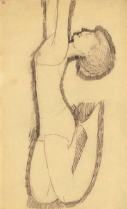 Anna Ekmatova Asa Acrobat, ೧೯೧೧ av Amedeo Modigliani