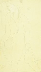 Sauehus, 1915-16 av Amedeo Modigliani
