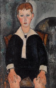 Gutt i matrosdress av Amedeo Modigliani