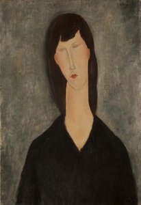 Byste av en kvinne. av Amedeo Modigliani