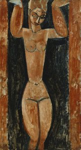 karyatid; Cariatide, ca. 1911-1913 av Amedeo Modigliani