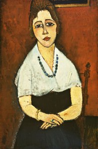Jente med halskjede av Amedeo Modigliani