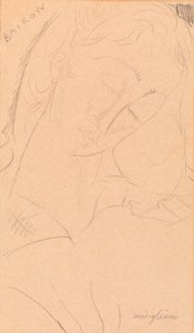 Hode - Bairon av Amedeo Modigliani