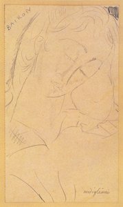 Hode - Bairon av Amedeo Modigliani