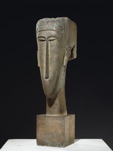 Hode, ca. 1910-12 (kalkstein) av Amedeo Modigliani