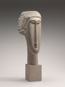 Hodet til en kvinne av Amedeo Modigliani
