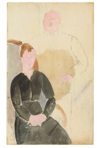 Husholdningen, 1915 av Amedeo Modigliani