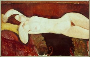Liggende naken - Le Grand Nu av Amedeo Modigliani