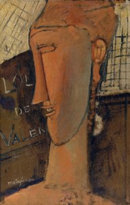 Lola av Valencia, 1915 av Amedeo Modigliani