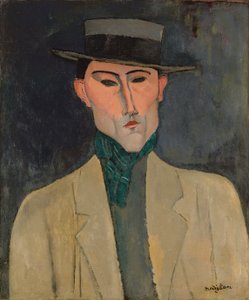 Mann i hatt av Amedeo Modigliani