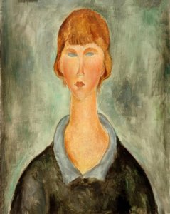 Portrett av en ung kvinne av Amedeo Modigliani