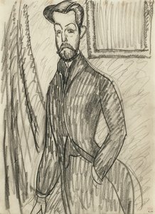 Portrett av Dr Paul Alexandre (1881-1968) av Modigliani, Amedeo (1884-1920) av Amedeo Modigliani