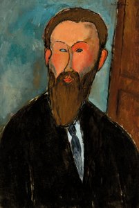 Portrett av fotografen Dilewski, 1916 av Amedeo Modigliani