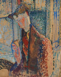 Reverie (Study for the Portrait of Frank Burty Haviland), 1914 (olje og grafitt på papp)