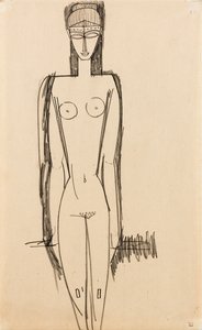 Stående naken; Nu debout, ca. 1910-1911