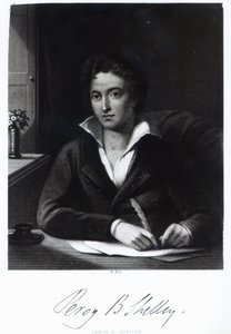 Percy Bysshe Shelley, gravert av William Holl av Amelia Curran