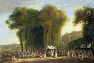 Jour de Fete at St.Cloud: Britiske tropper på vakt, september 1815 (panel)