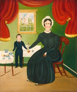 Interiørscene av American 19th Century