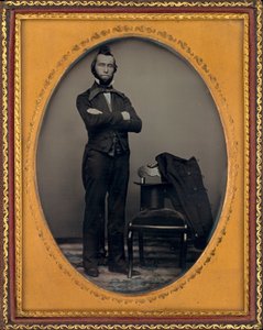 Portrett av en mann av American 19th Century