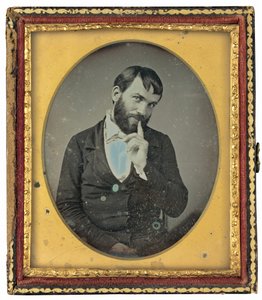 Portrett av en mann av American 19th Century