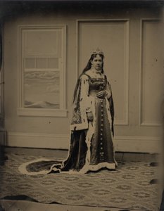 Portrett av en kvinne av American 19th Century