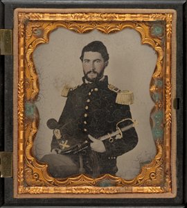 Sekundløytnant Henry W. Hayden av American 19th Century