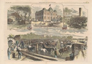 Krigsskisser i hovedstaden av American 19th Century