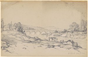 St. Cloud av American 19th Century after John Frederick Kensett