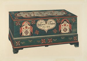 Dower kiste av American 20th Century
