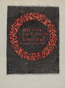 Broderier av American 20th Century