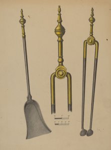 Branntang og spade av American 20th Century