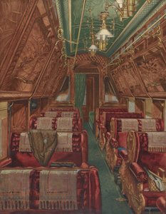 Interiøret til Pullman Coach, 1888