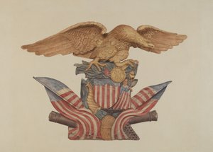 Furu Ornament (ørn) av American 20th Century