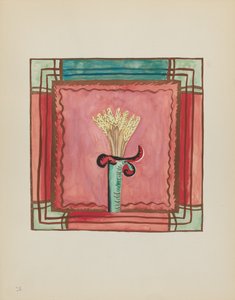 Plate 16: Alterpanel: Fra porteføljen "Spanske kolonialdesign i New Mexico" av American 20th Century
