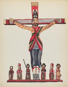 Plate 29: Saint Acacius: Fra porteføljen "Spanish Colonial Designs of New Mexico"