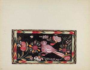Plate 44: Malt brystdesign: Fra porteføljen "Spanish Colonial Designs of New Mexico" av American 20th Century