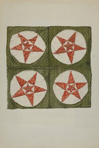 Dyneblokker - Applique Star av American 20th Century