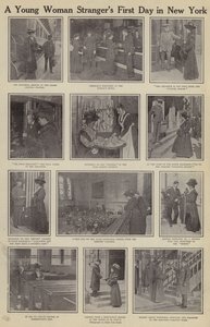 En fremmed kvinnes første dag i New York (s/hvitt bilde) av American Photographer (after)