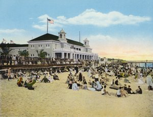 Bathing Beach and Casino, Palm Beach, Florida (bilde) av American Photographer (after)