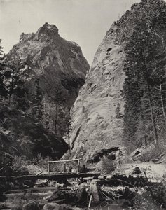 Cheyenne Canyon, Colorado (s/hvitt bilde) av American Photographer (after)