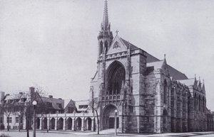 Chicago: Fourth Presbyterian Church (s/hvitt-bilde) av American Photographer (after)