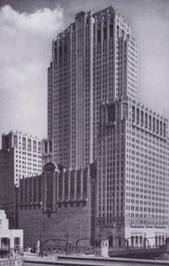 Chicago: The Civic Opera House (s/hvitt bilde) av American Photographer (after)